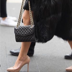 REBECCA MINKOFF QUILTED MINI AFFAIR CROSSBODY BAG